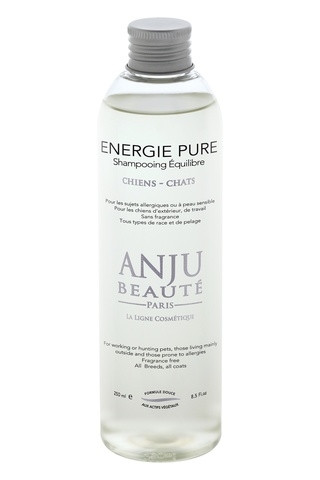 Anju Beaute Energie Pure Shampooing - Шампунь "Гипоаллергенный": цветы лотоса, женьшень и экстракт пшеницы - 0,25 л